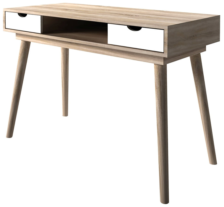 Scandi Oak Desk - White