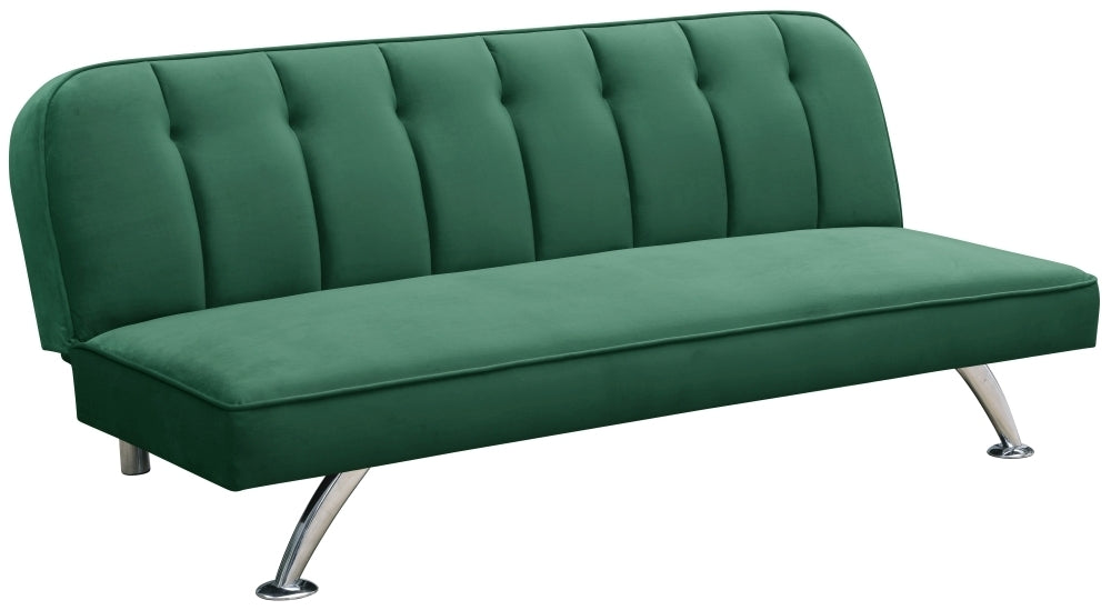 Brighton Green Velvet Sofabed