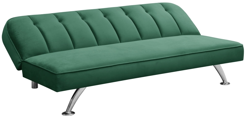Brighton Green Velvet Sofabed