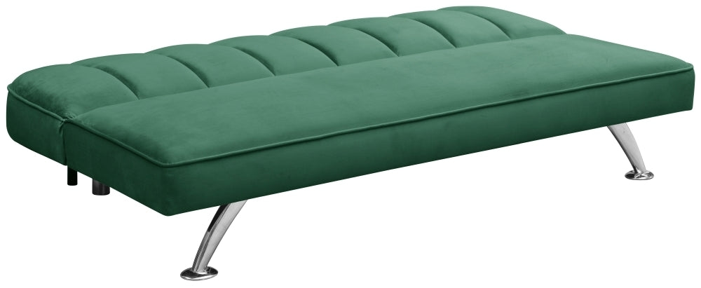 Brighton Green Velvet Sofabed