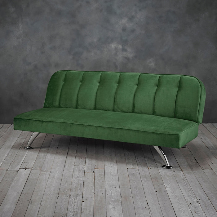 Brighton Green Velvet Sofabed