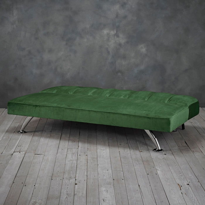 Brighton Green Velvet Sofabed