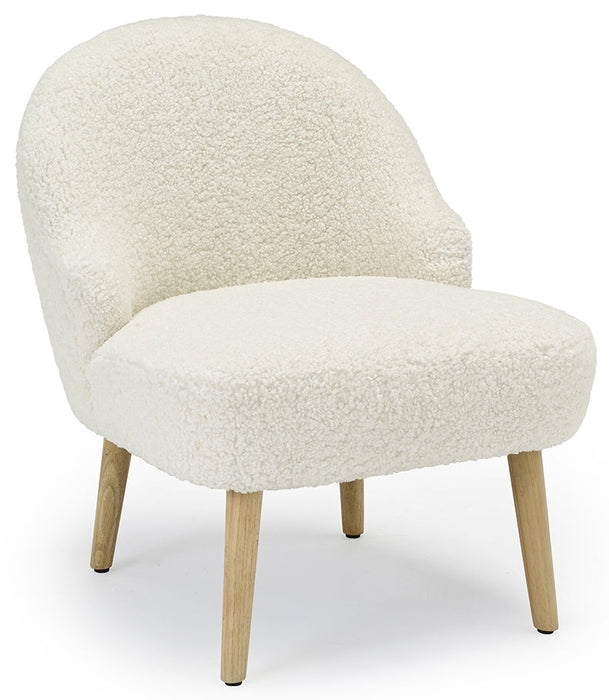Ted White Faux Fur Bedroom Chair
