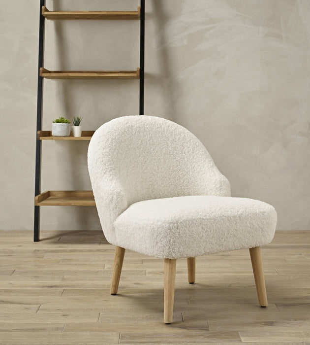 Ted White Faux Fur Bedroom Chair