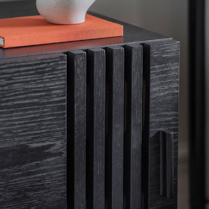 Holsen Black Oak Side Table
