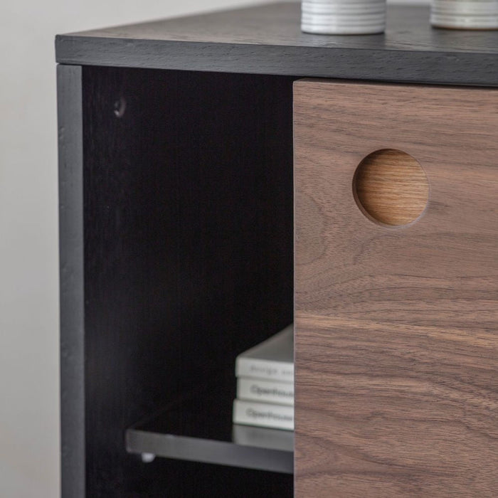 Barbican Walnut 2 Door Cabinet