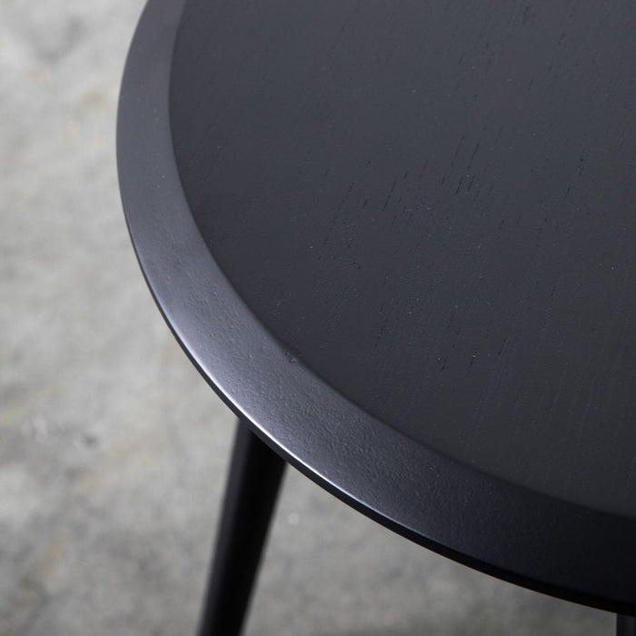 Maddox Black Square Side Table