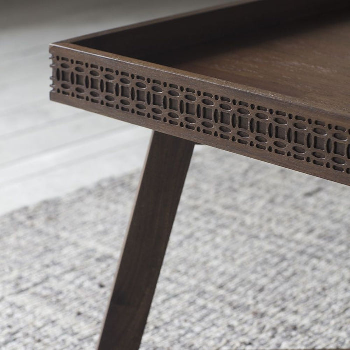 Boho Retreat Chocolate Wood 90cm Square Coffee Table