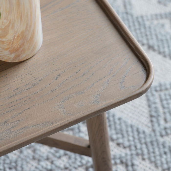 Kingham Grey Oak 80cm Square Coffee Table