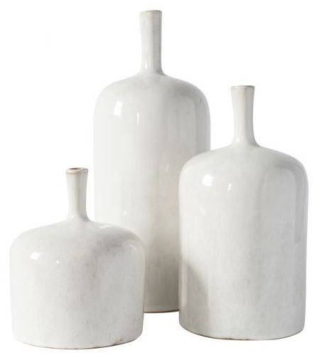 Vormark Natural Ceramic Ornament (Set of 3)