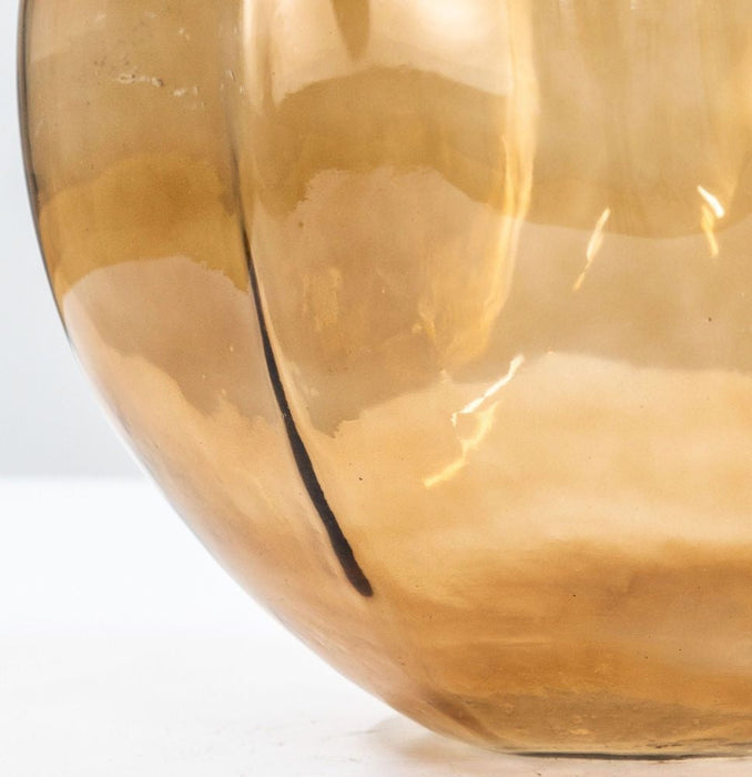 Burwell Brown Glass Large Bottle Vase