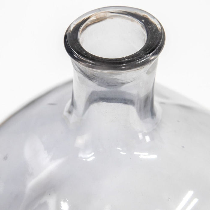 Burwell Grey Glass Medium Bottle Vase