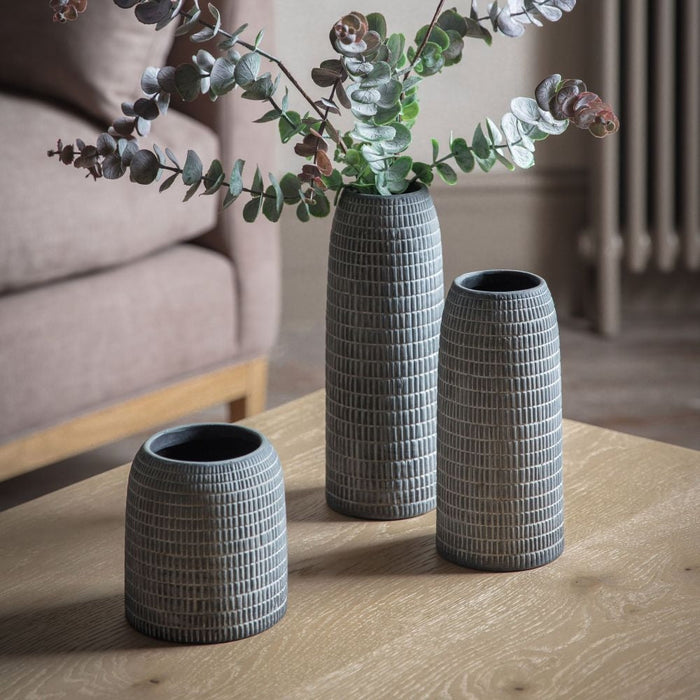 Corsico Grey Vases (Set of 3)