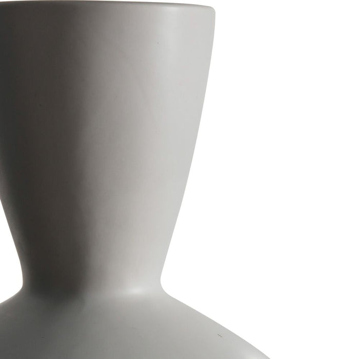 Naru White Vase -20.5cm