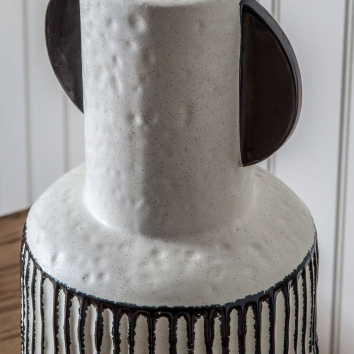 Seki Brown and Cream Large Vase