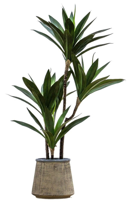 Potted Yucca Green Artificial Potted Plant