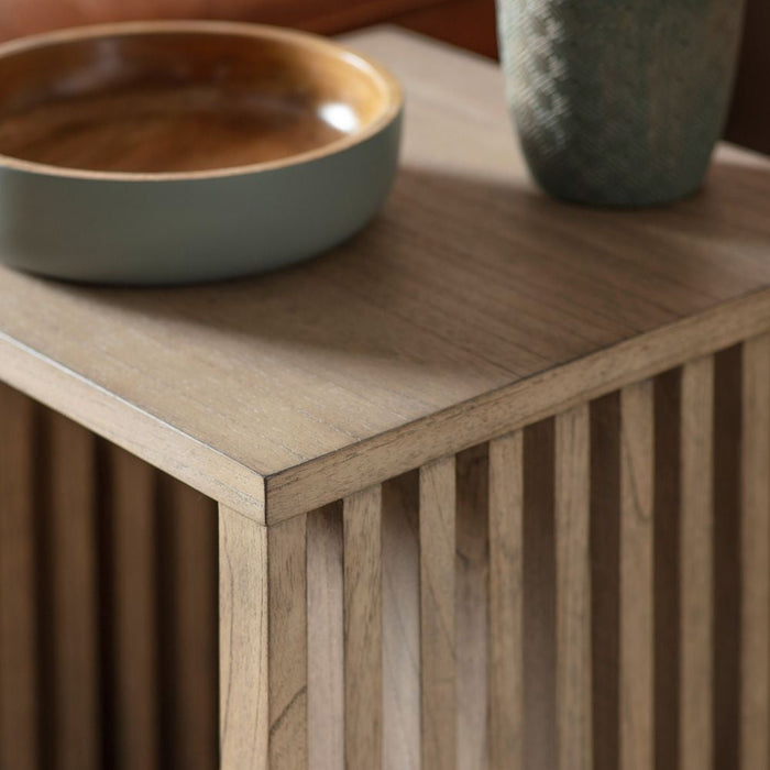 Kyoto Mindy Wood Side Table
