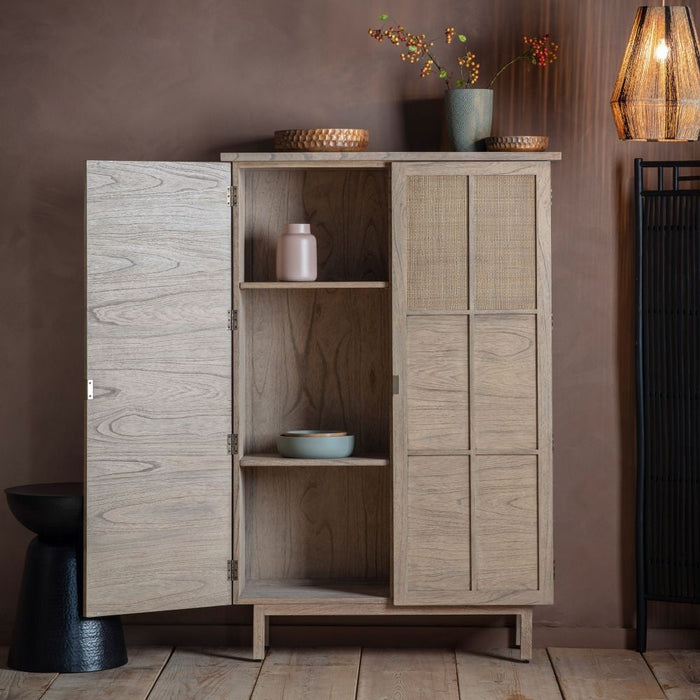 Kyoto Mindy Wood 2 Door Cupboard