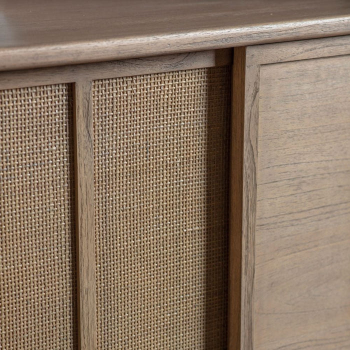 Kyoto Mindy Wood Medium Sideboard - 2 Doors
