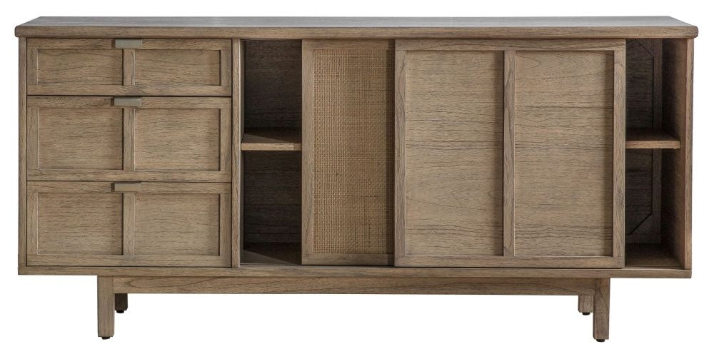 Kyoto Mindy Wood Medium Sideboard - 2 Doors