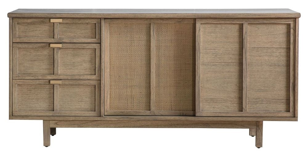 Kyoto Mindy Wood Medium Sideboard - 2 Doors