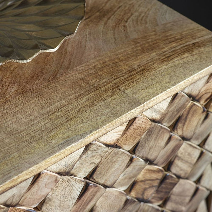 Tuscany Burnt Wax Mango Wood Large Sideboard