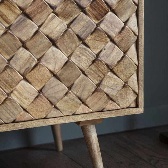 Tuscany Burnt Wax Mango Wood Large Sideboard