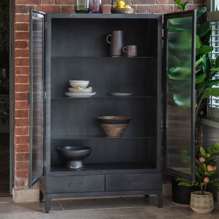 Rye 2 Door 2 Drawer Display Unit
