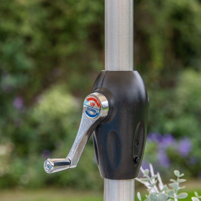 Vazzano Cream 270cm Tilting Parasol Crank