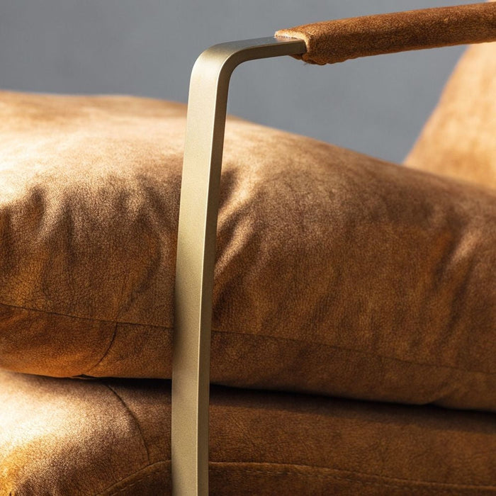 Fabien Ochre Lounger
