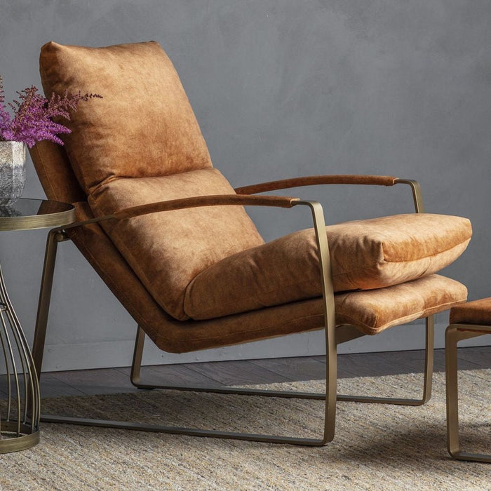 Fabien Ochre Lounger