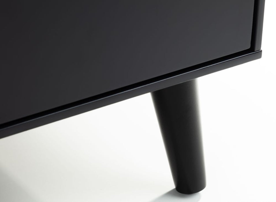 Alicia Anthracite 2 Drawer Bedside Cabinet