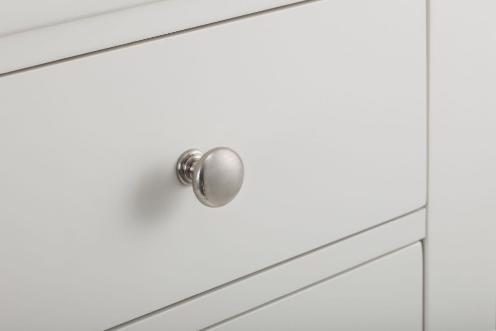 Clermont Light Grey 2 Drawer Bedside Cabinet