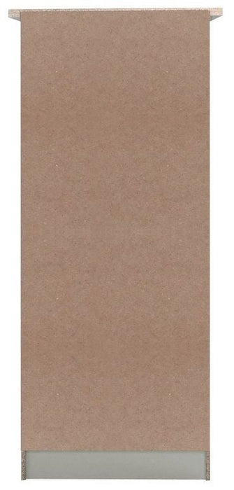 Highgate Grey and Oak Effect Wardrobe - 2 Doors