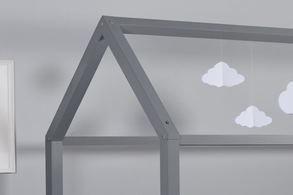Kids Grey Home Bed