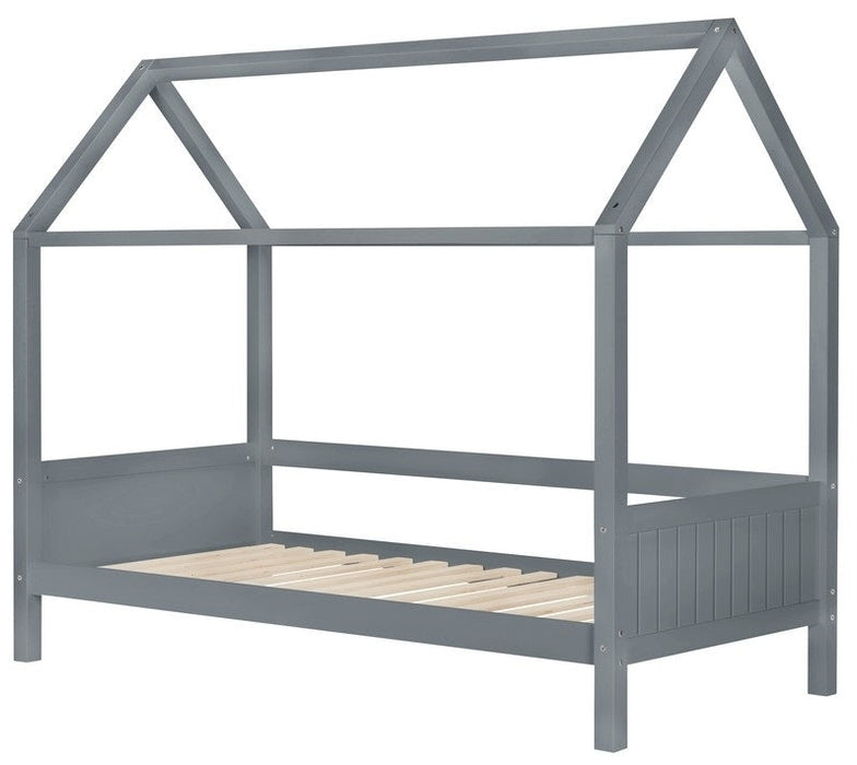 Kids Grey Home Bed