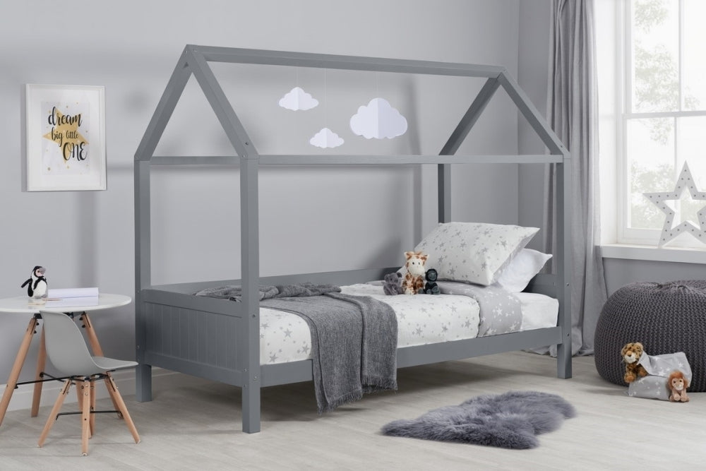 Kids Grey Home Bed