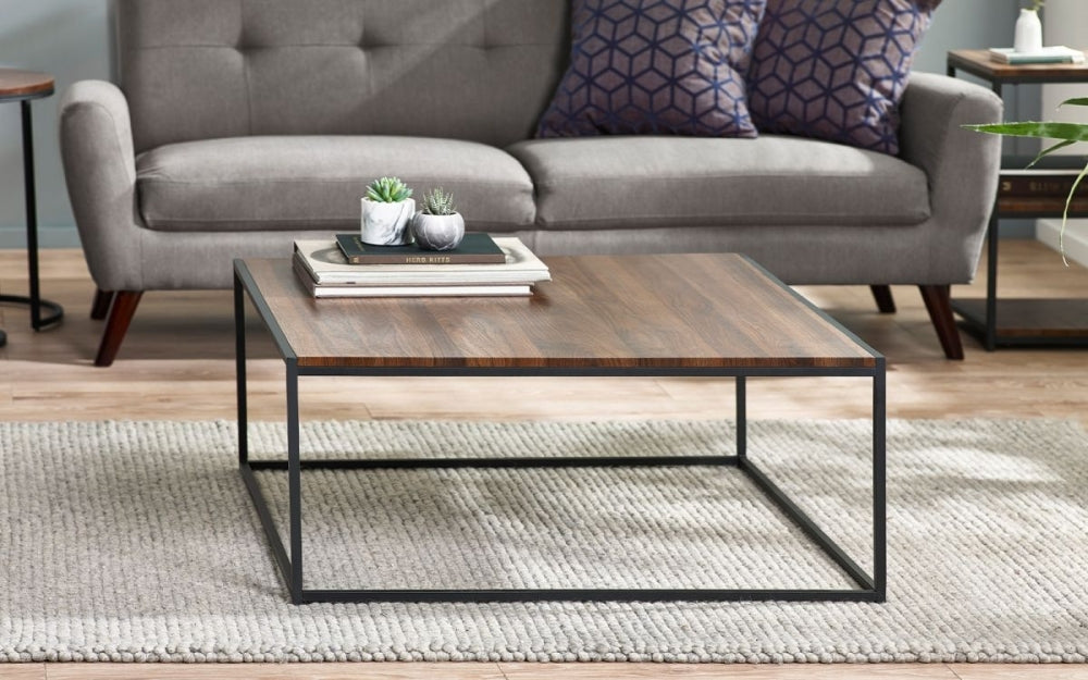 Tribeca Walnut Square Coffee Table