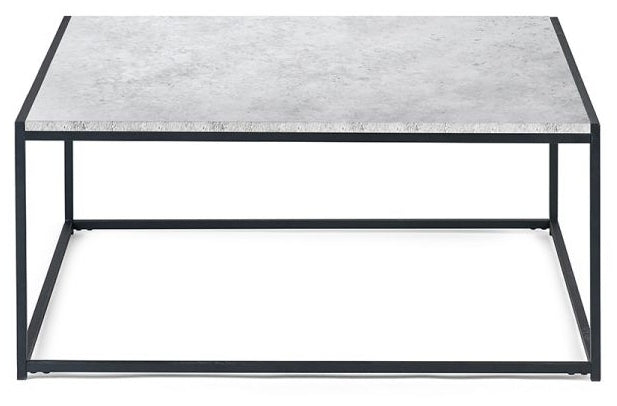 Staten Concrete Effect Square Coffee Table
