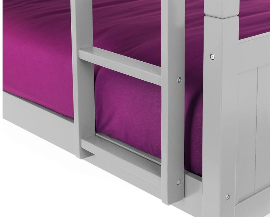 Bella Dove Grey Bunk Bed
