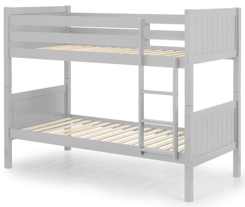 Bella Dove Grey Bunk Bed