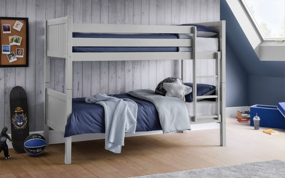 Bella Dove Grey Bunk Bed