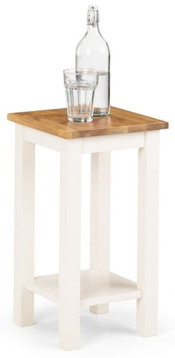 Coxmoor Ivory Lacquered Tall Narrow Side Table