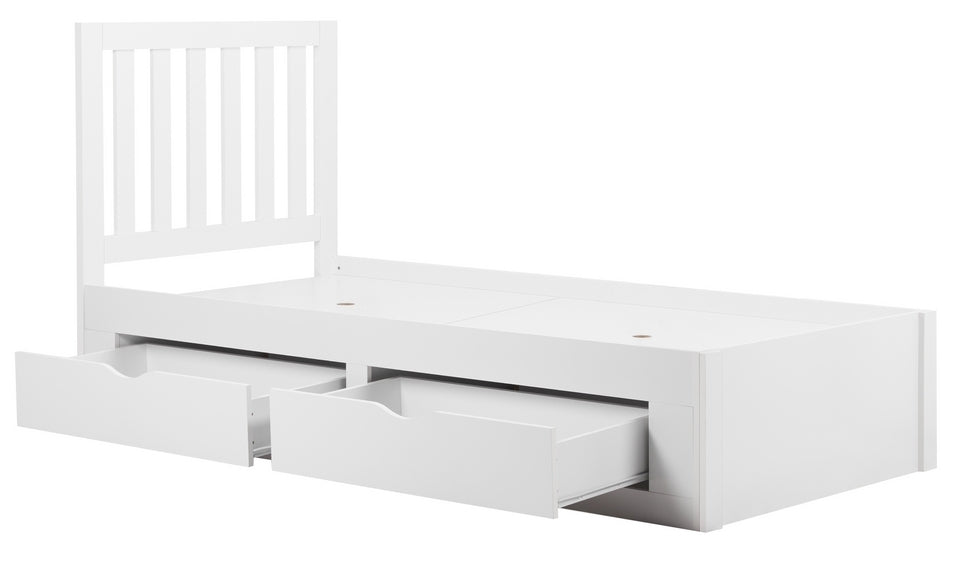 Appleby Kids White Bed