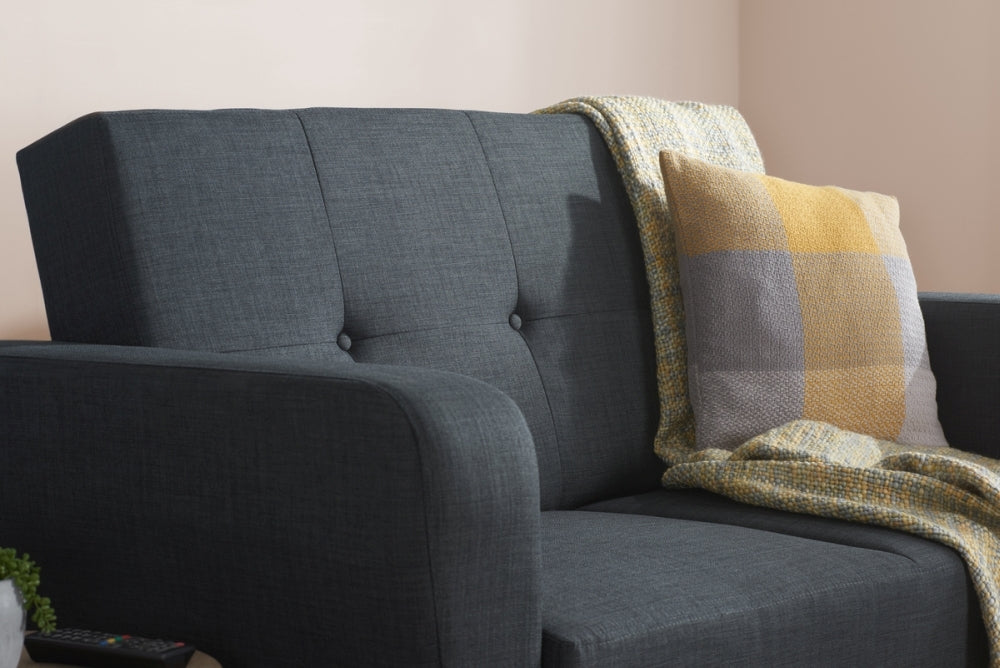 Farrow Grey Fabric 2 Seater Sofa Bed