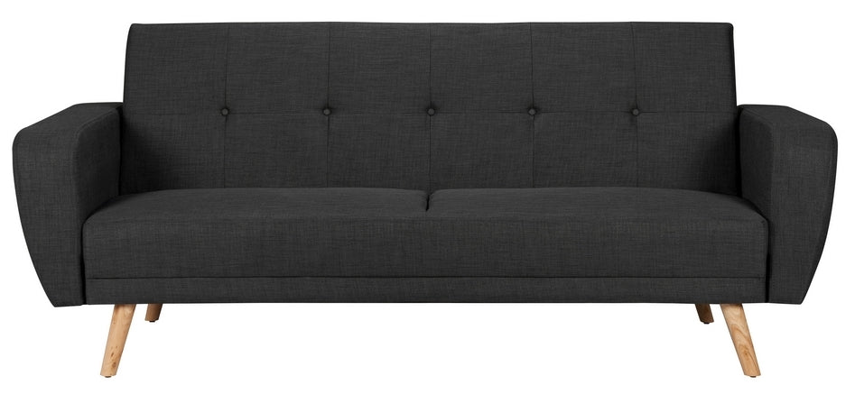 Farrow Grey Fabric 3 Seater Sofa Bed