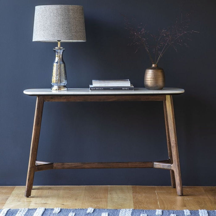 Barcelona Marble Top 120cm Console Table