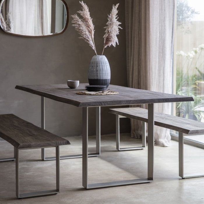 Huntington 200cm Grey Acacia Wood Dining Table
