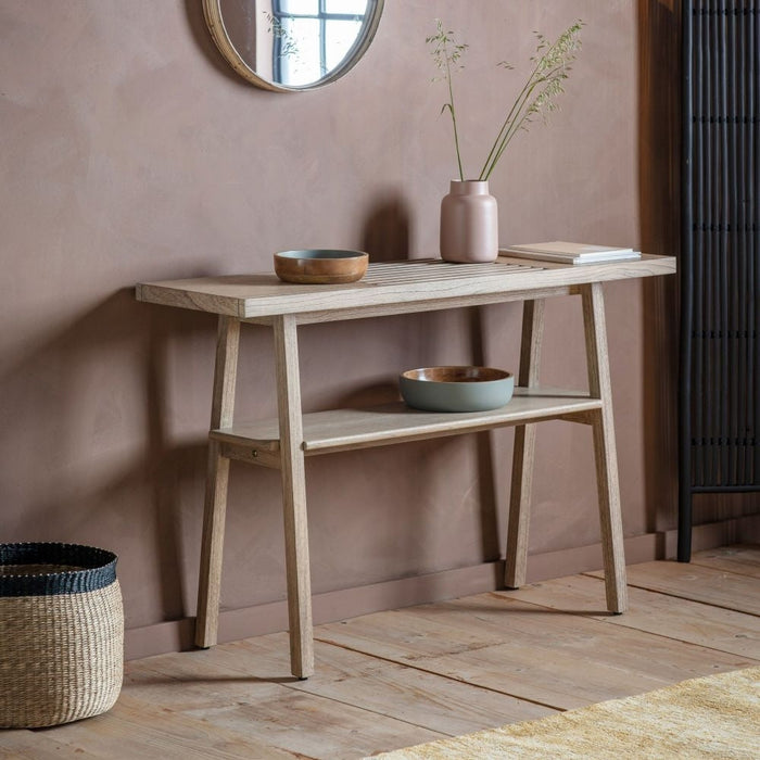 Kyoto Mindy Wood 125cm Console Table