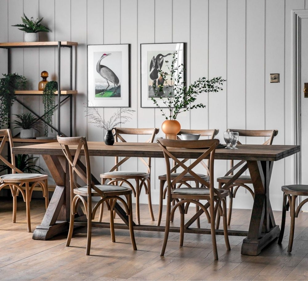 Ashbourne 220cm Mango Wood Large Dining Table